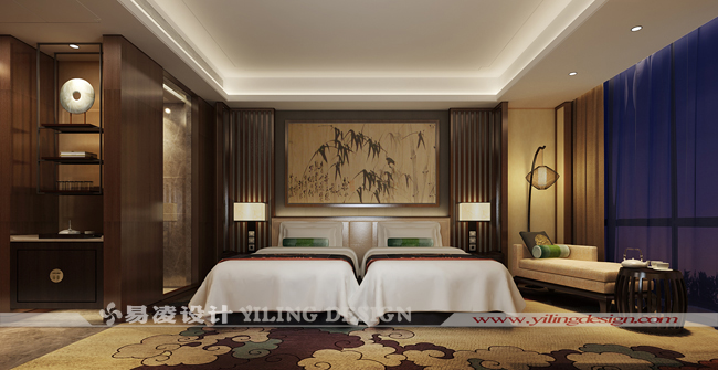 桐城天红酒店设计（四星级）-标准客房设计
